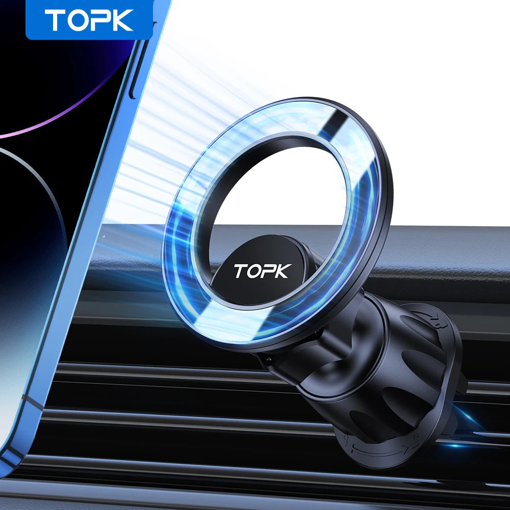 MagSafe Magnetic Car Phone Mount (360° Air Vent)