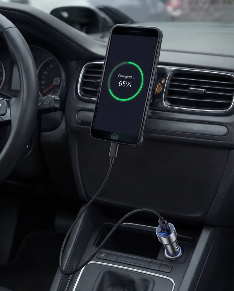 Rear view of road bike with bright red LED tail light, Voltaxa cycling safety accessory