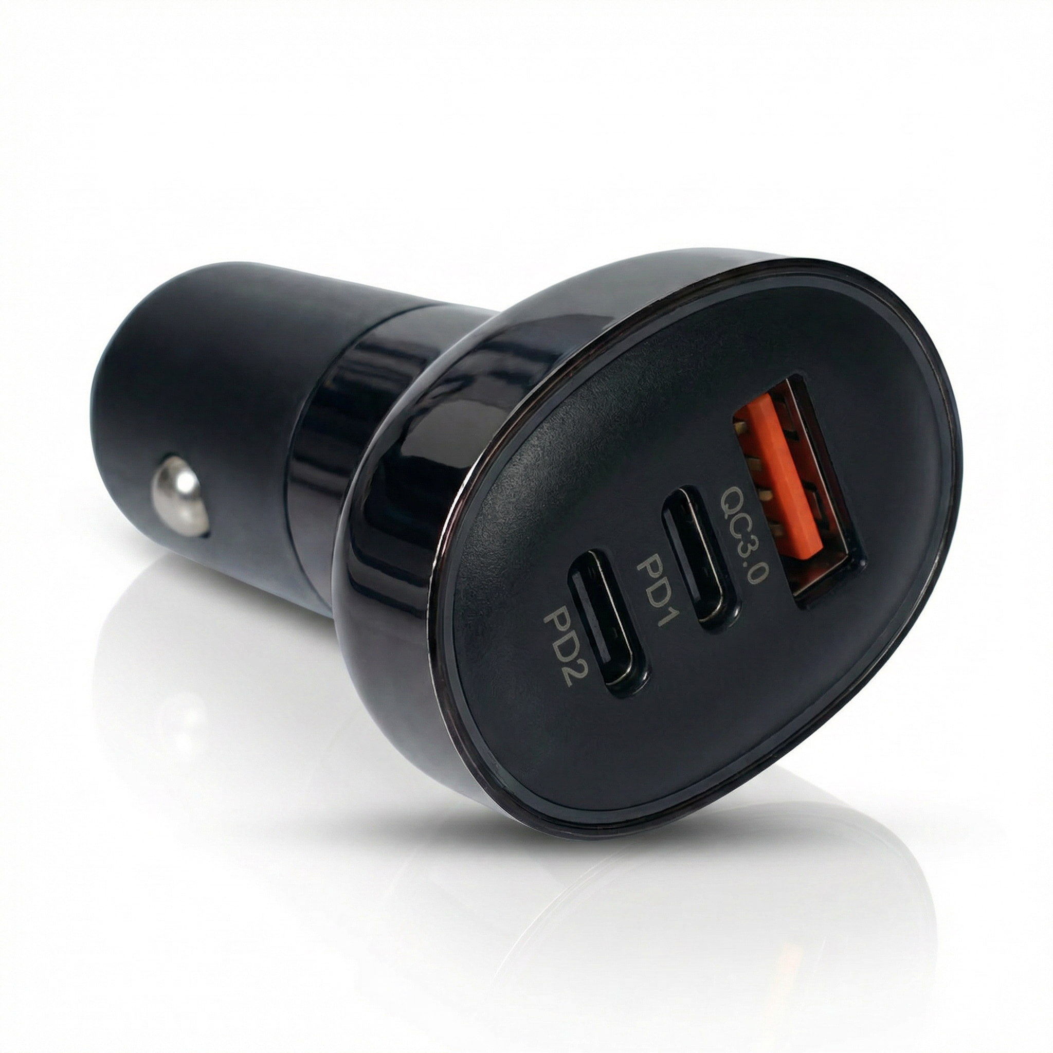 120W Fast Car Charger – Dual USB-C & Quick Charge