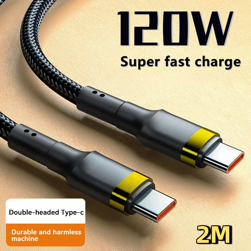 120W Fast Charge USB-C Cable
