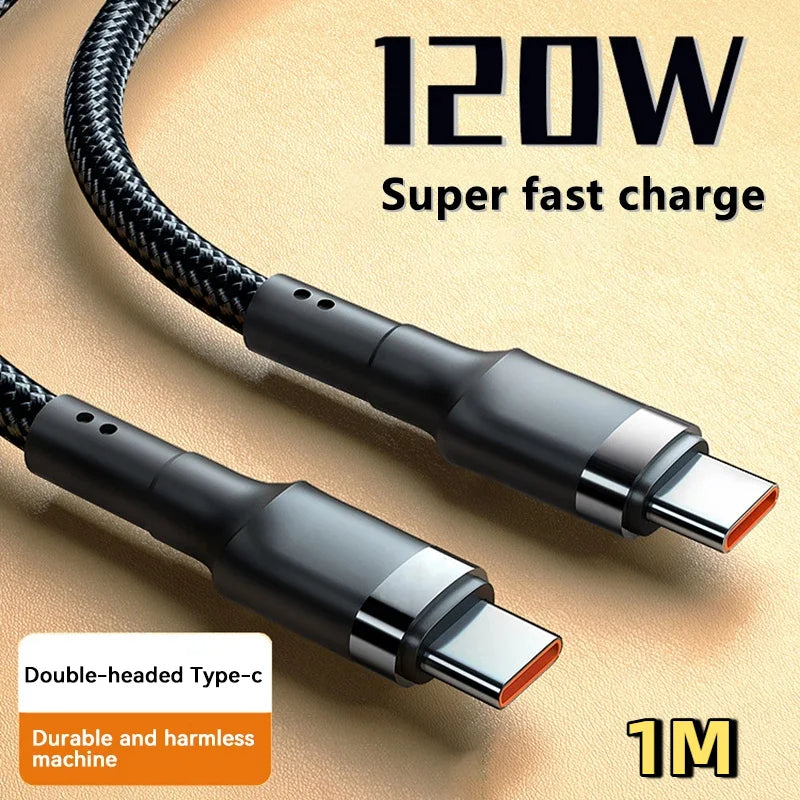 120W Fast Charge USB-C Cable