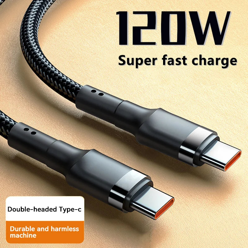 120W Fast Charge USB-C Cable