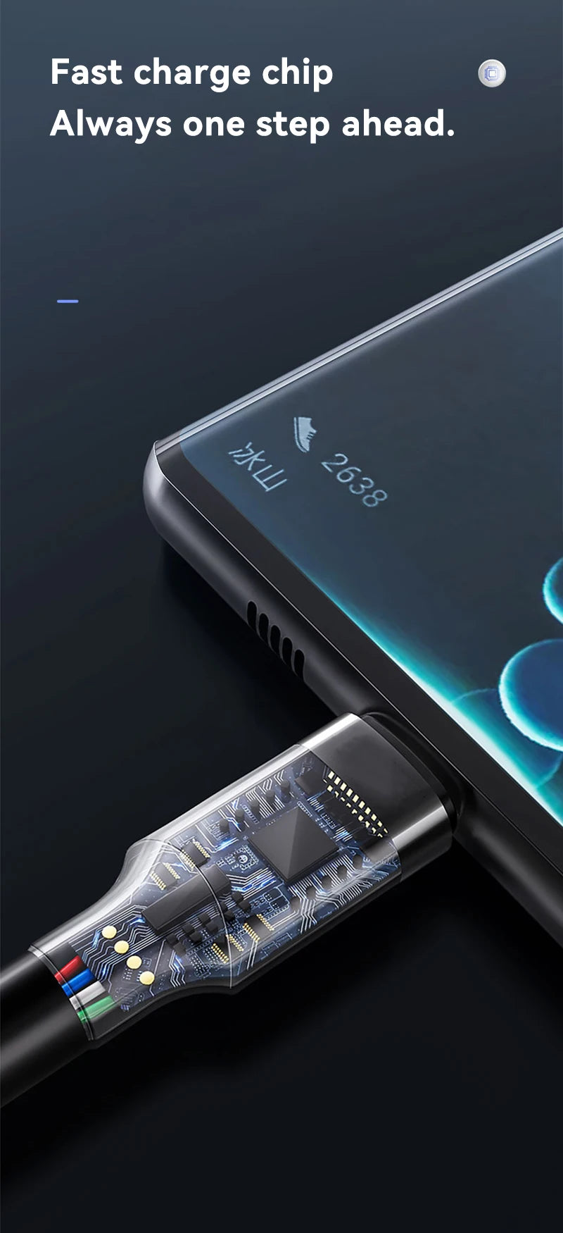 120W Fast Charge USB-C Cable