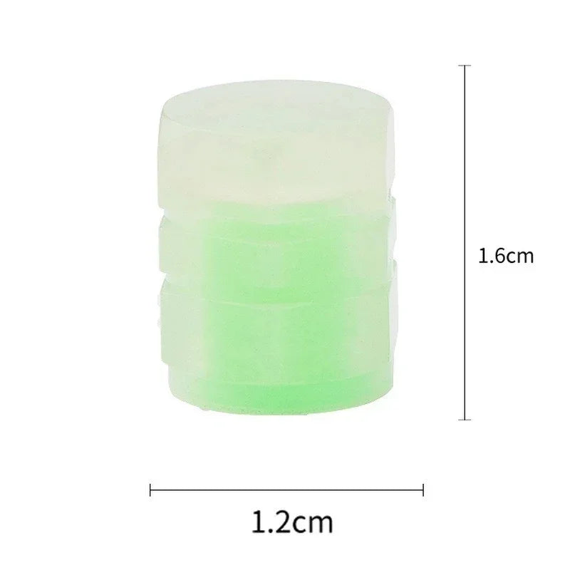 4pcs Luminous Tire Valve Caps