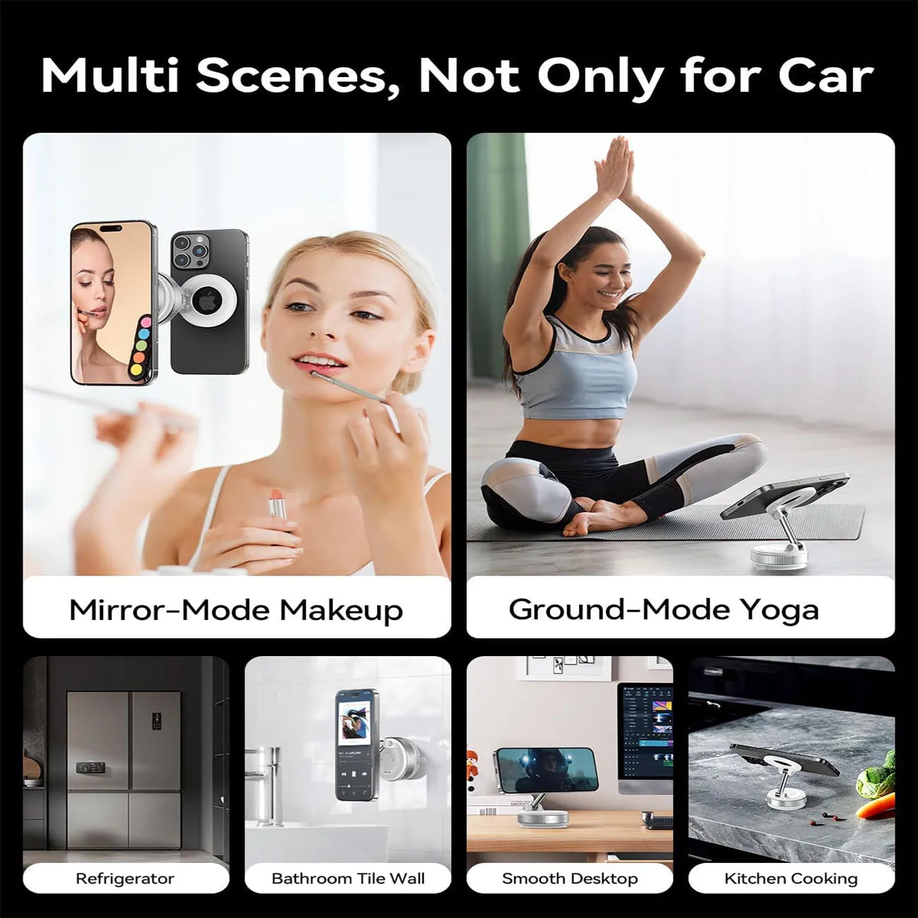 Magnetic Suction Cup Phone Mount for Magsafe 360°