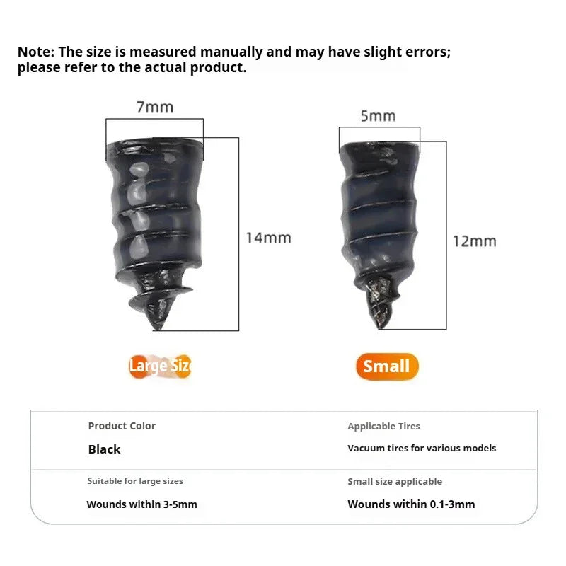 Rapid-Seal Tubeless Tyre Repair Kit Screws