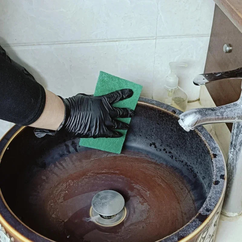 Industrial-Grade Black Nitrile Gloves