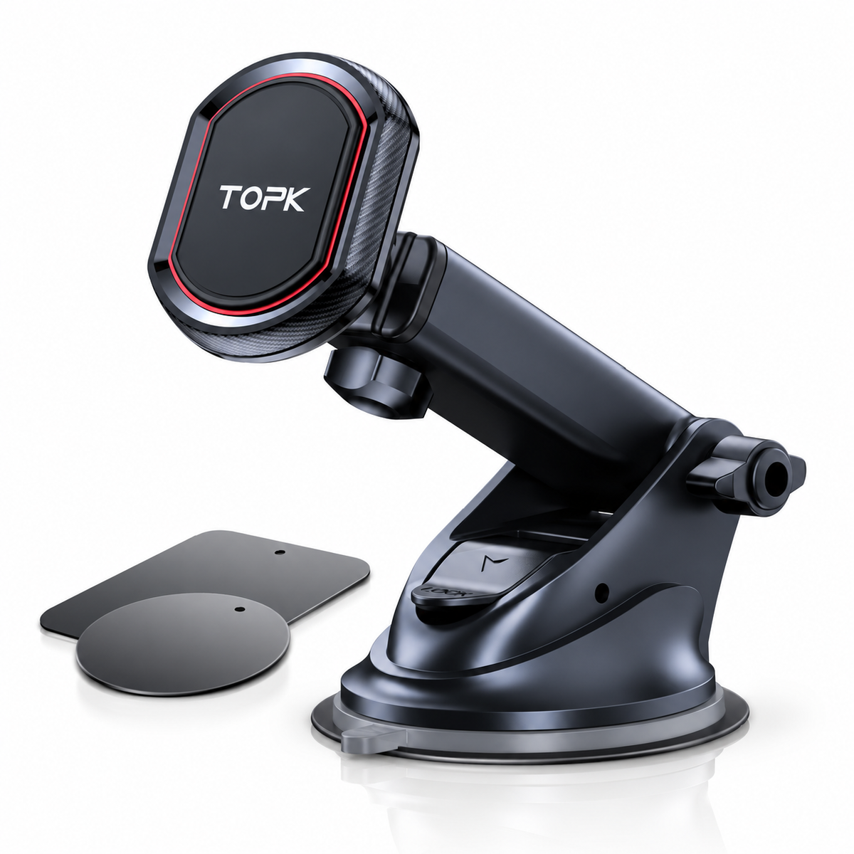 TOPK Windscreen Phone Holder with Extendable Arm